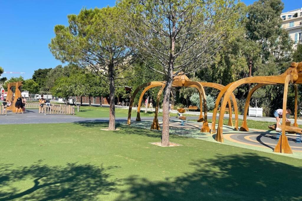 Spacious 3 Bedroom Flat Nice Center - Magnificent View-Parking Εξωτερικό φωτογραφία