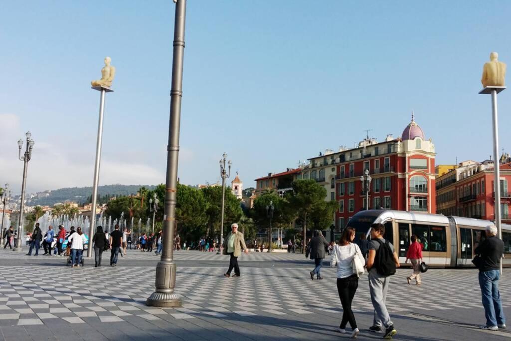 Spacious 3 Bedroom Flat Nice Center - Magnificent View-Parking Εξωτερικό φωτογραφία