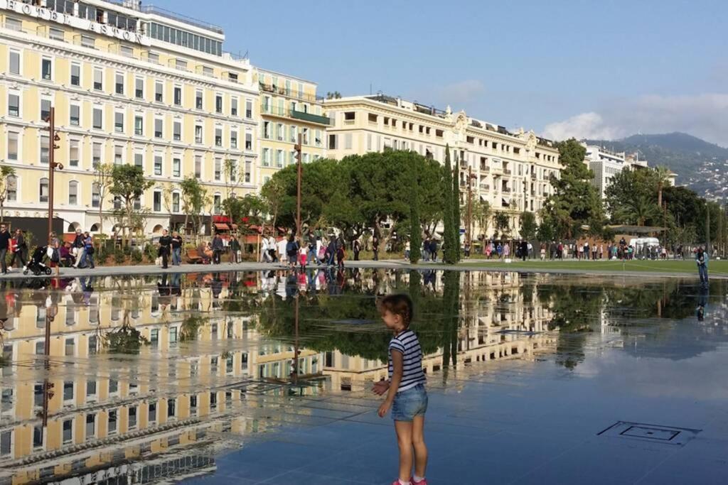 Spacious 3 Bedroom Flat Nice Center - Magnificent View-Parking Εξωτερικό φωτογραφία