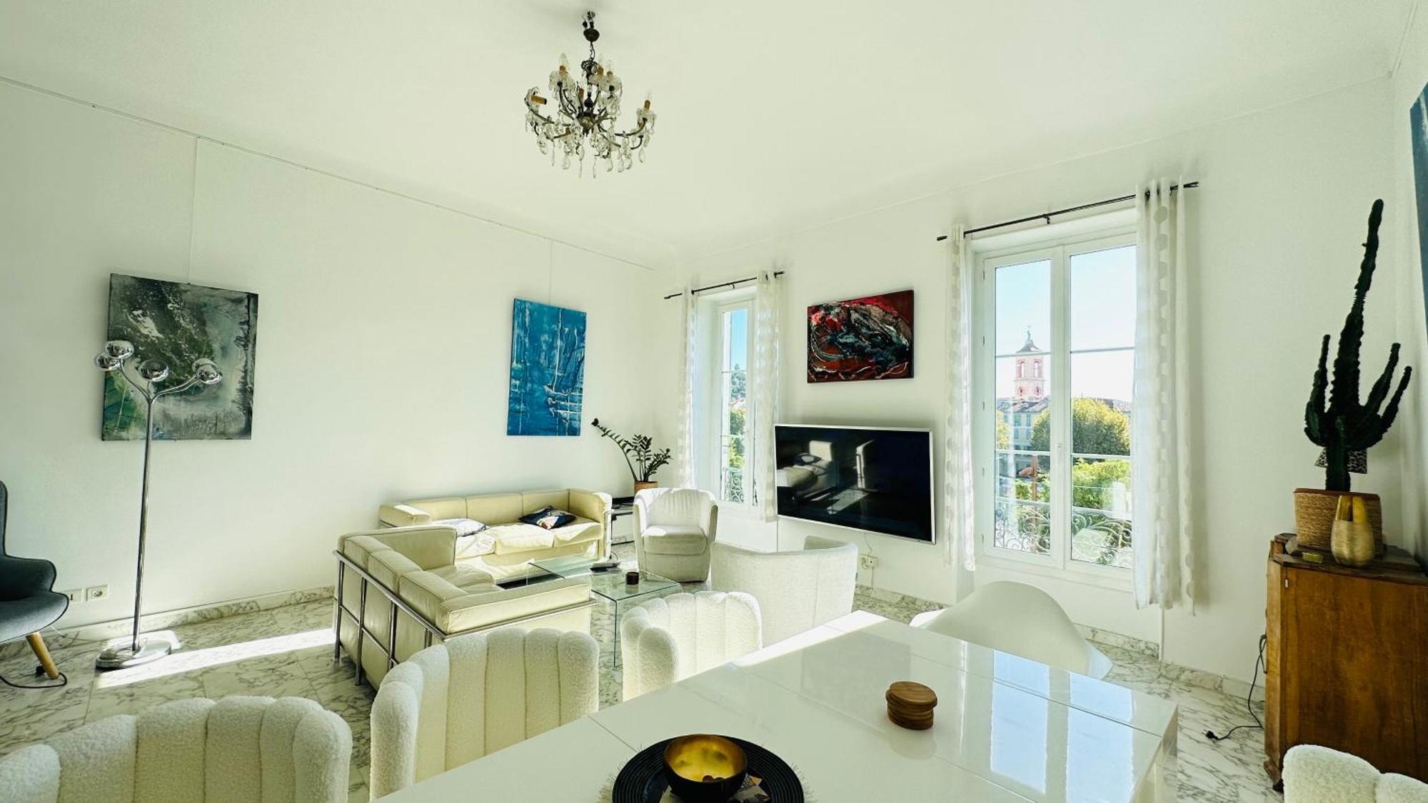 Spacious 3 Bedroom Flat Nice Center - Magnificent View-Parking Εξωτερικό φωτογραφία